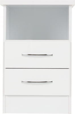 Nevada 2 Drawer Bedside