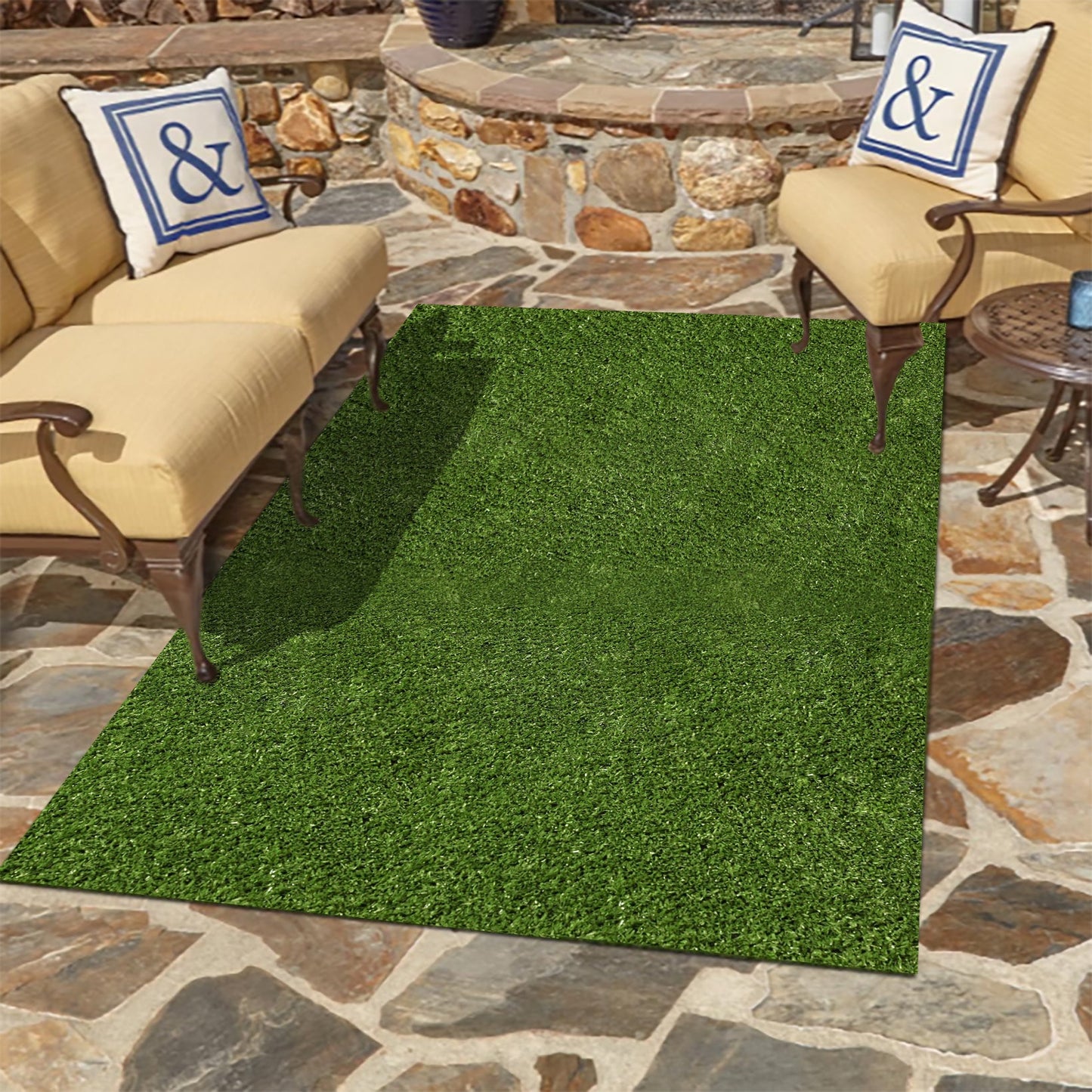 Plaza Rectangle Grass Rug