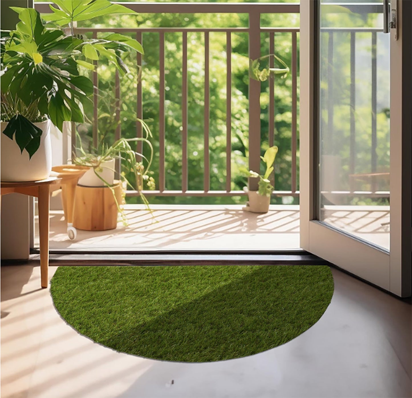 Cascade Hearth Grass Rug