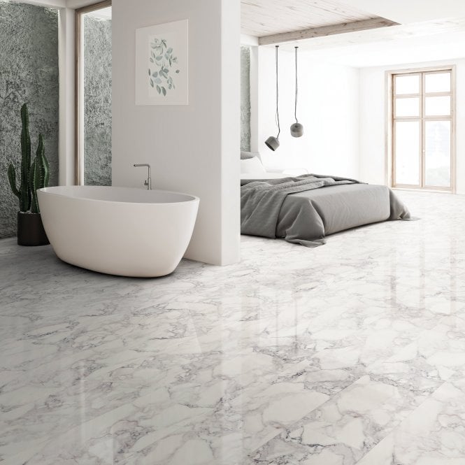 High Gloss White Marble